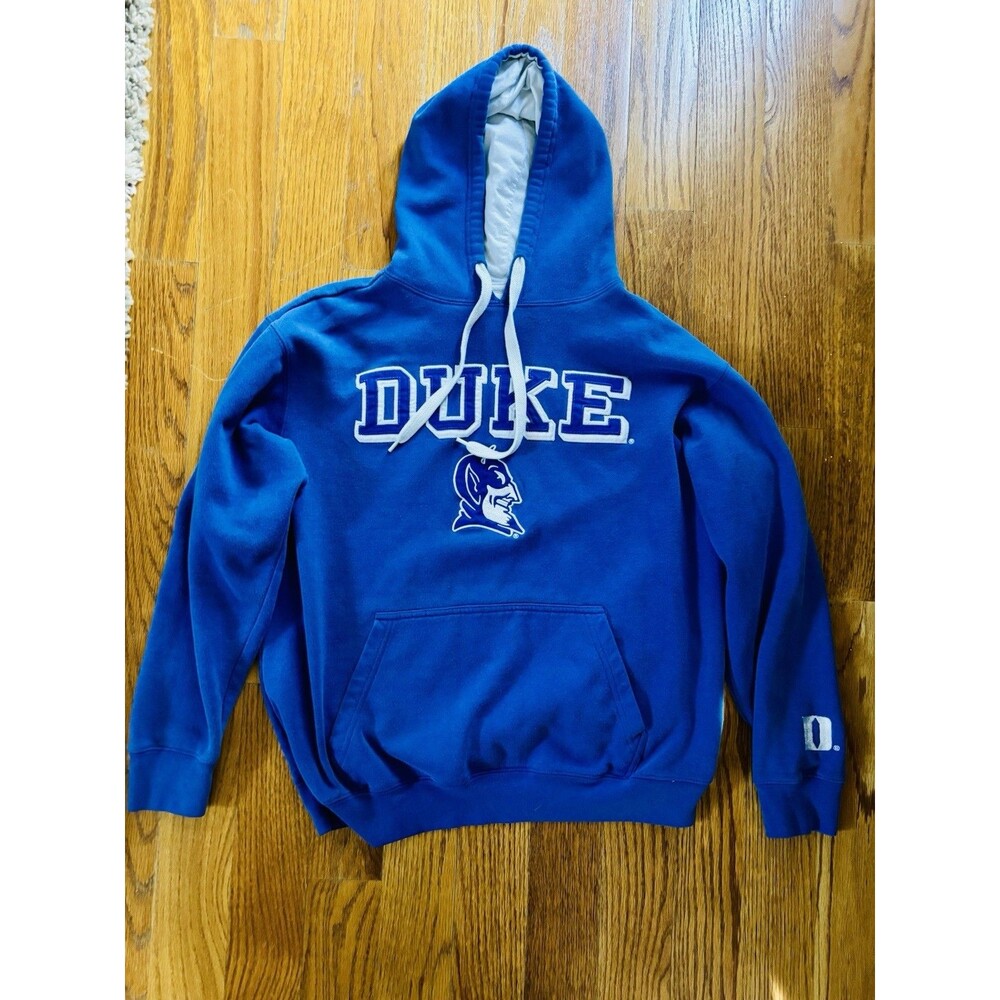 Duke Blue Devils Men's Royal Blue Embroidered Classic Hoodie Sweatshirt size L